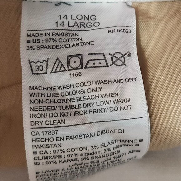 Old Navy Size 14 Tall Boyfriend Straight DROIT Cotton Blend Jeans White NWT - Picture 13 of 14